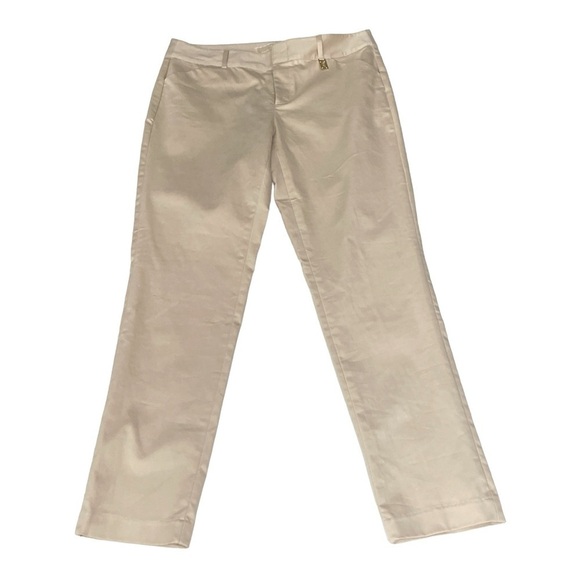 Michael Kors lightweight Khaki flat front pants size 10 - Picture 5 of 10